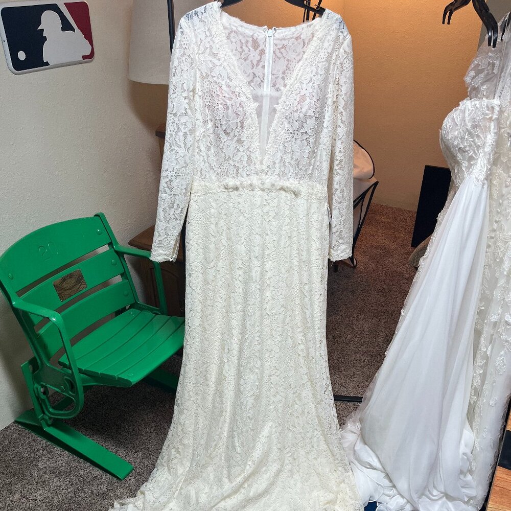 Azazie Indie size 12 cream